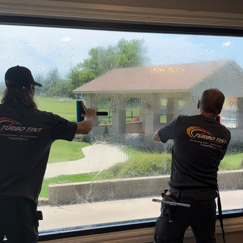 professional window tint installation temperature and heat control tint