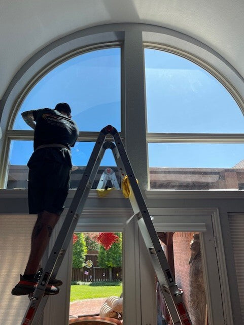Residential Window tint before and after